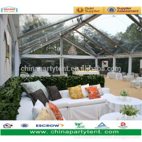 Clear Span Transparent wedding Tents Fire Retardant Tents in China for sale